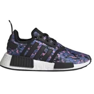 Adidas NMD_R1, Black & Pink Camouflage, Boost, Youth Size 5.5, Women's Size 7